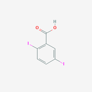 molecular formula C7H4I2O2 B077767 2,5-二碘苯甲酸 CAS No. 14192-12-2