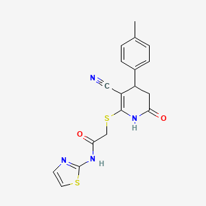 molecular formula C18H16N4O2S2 B7776735 坏死抑制剂-34 