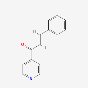 molecular formula C14H11NO B7776743 (2E)-3-Phenyl-1-(pyridin-4-yl)prop-2-en-1-one CAS No. 6314-58-5