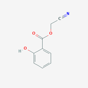 molecular formula C9H7NO3 B7776751 2-Hydroxybenzoic acid cyanomethyl ester 