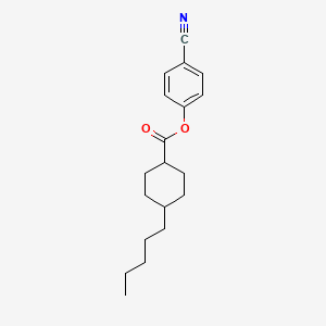 molecular formula C19H25NO2 B7776842 4-Cyanophenyl trans-4-pentylcyclohexanecarboxylate CAS No. 148020-35-3