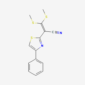 3,3-Bis(methylthio)-2-(4-phenylthiazol-2-yl)acrylonitrile