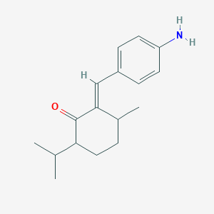 (2E)-2-(4-aminobenzylidene)-6-isopropyl-3-methylcyclohexanone