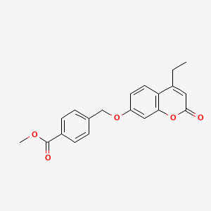 methyl 4-{[(4-ethyl-2-oxo-2H-chromen-7-yl)oxy]methyl}benzoate