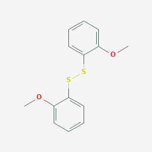 molecular formula C14H14O2S2 B077769 Disulfide, bis(2-methoxyphenyl) CAS No. 13920-94-0