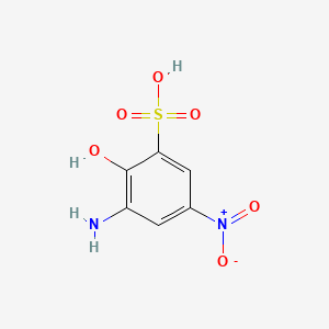 molecular formula C6H6N2O6S B7777003 3-Amino-2-hydroxy-5-nitrobenzenesulfonic acid CAS No. 98171-51-8