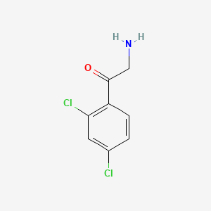 molecular formula C8H7Cl2NO B7777012 2-Amino-2',4'-dichloroacetophenone CAS No. 5614-33-5