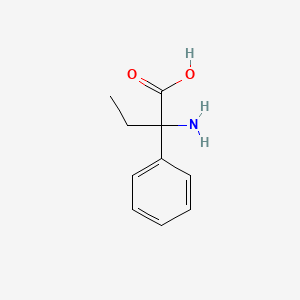 molecular formula C10H13NO2 B7777019 2-Amino-2-phenylbutyric acid CAS No. 20318-28-9