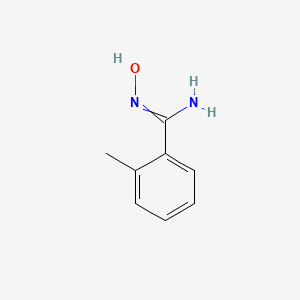 molecular formula C8H10N2O B7777084 N'-hydroxy-2-methylbenzenecarboximidamide 