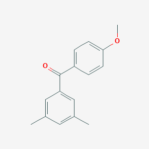 molecular formula C16H16O2 B077771 3,5-Dimethyl-4'-methoxybenzophenone CAS No. 10472-83-0