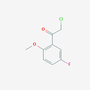 molecular formula C9H8ClFO2 B7777150 2-Chloro-1-(5-fluoro-2-methoxyphenyl)ethanone CAS No. 854036-06-9
