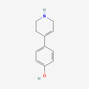 molecular formula C11H13NO B7777287 4-(1,2,3,6-Tetrahydropyridin-4-yl)phenol 