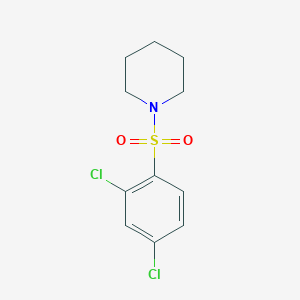 molecular formula C11H13Cl2NO2S B077773 1-(2,4-Dichlorophenyl)sulfonylpiperidine CAS No. 443904-59-4