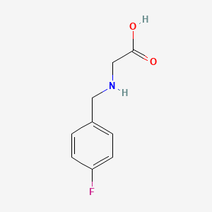 2-{[(4-Fluorophenyl)methyl]amino}acetic acid