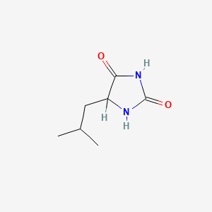 molecular formula C7H12N2O2 B7777417 5-Isobutylimidazolidine-2,4-dione CAS No. 55666-11-0