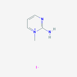 2-Amino-1-methylpyrimidin-1-ium iodide
