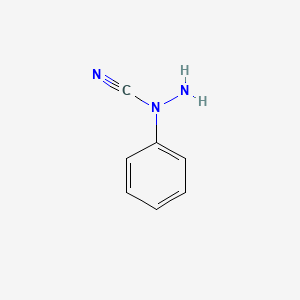 molecular formula C7H7N3 B7777690 1-Phenylhydrazinecarbonitrile CAS No. 53483-25-3