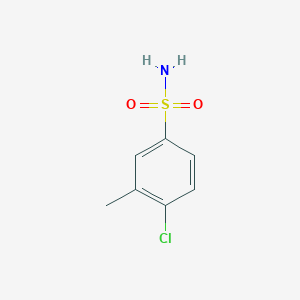 molecular formula C7H8ClNO2S B077777 4-Chloro-3-methylbenzenesulfonamide CAS No. 5462-25-9
