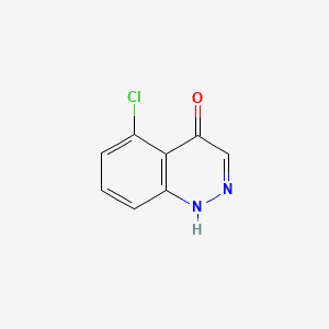 molecular formula C8H5ClN2O B7777724 5-Chlorocinnolin-4-ol CAS No. 1076-16-0