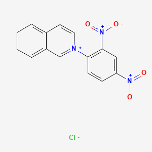 molecular formula C15H10ClN3O4 B7777890 2-(2,4-Dinitrophenyl)isoquinolinium chloride 