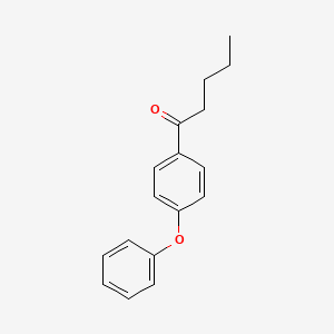 molecular formula C17H18O2 B7777953 1-(4-苯氧基苯基)戊酮 
