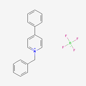 molecular formula C18H16BF4N B7777972 N-Benzyl-4-phenyl pyridinium tetrafluoroborate 