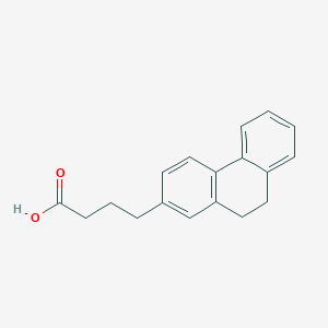 molecular formula C18H18O2 B7777986 4-(9,10-Dihydrophenanthren-2-yl)butanoic acid CAS No. 7494-59-9