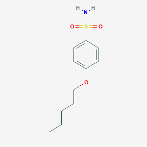 molecular formula C11H17NO3S B077780 4-(Pentyloxy)benzene-1-sulfonamide CAS No. 1141-94-2