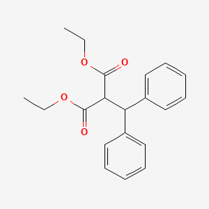 molecular formula C20H22O4 B7778012 1,3-Diethyl 2-(diphenylmethyl)propanedioate CAS No. 5292-54-6