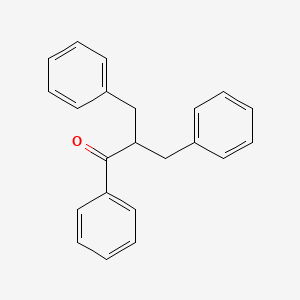 molecular formula C22H20O B7778023 2-Benzyl-1,3-diphenylpropan-1-one CAS No. 6624-04-0