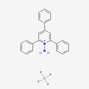 molecular formula C23H19BF4N2 B7778033 1-Amino-2,4,6-triphenylpyridin-1-ium tetrafluoroboranuide 