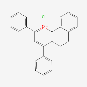 molecular formula C25H19ClO B7778084 2,4-Diphenyl-5,6-dihydrobenzo[h]chromenium chloride 