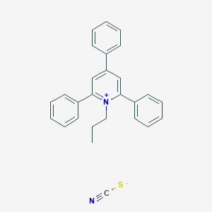 molecular formula C27H24N2S B7778109 2,4,6-Triphenyl-1-propylpyridin-1-ium thiocyanate 