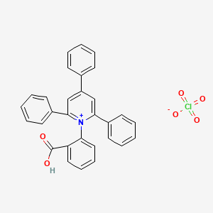 molecular formula C30H22ClNO6 B7778121 1-(2-Carboxyphenyl)-2,4,6-triphenylpyridinium perchlorate 