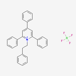 2,4,6-Triphenyl-1-(2-phenylethyl)pyridin-1-ium;tetrafluoroborate
