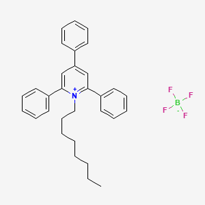 molecular formula C31H34BF4N B7778152 1-Octyl-2,4,6-triphenylpyridin-1-ium tetrafluoroboranuide 