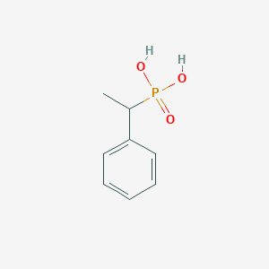 molecular formula C8H11O3P B7778196 (1-苯乙基)-膦酸 CAS No. 61470-40-4