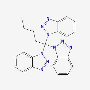 1-[1,1-Bis(1H-1,2,3-benzotriazol-1-yl)pentyl]-1H-1,2,3-benzotriazole