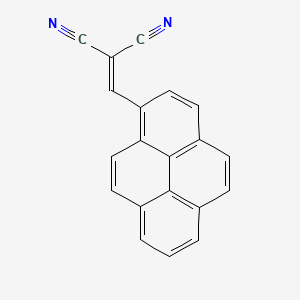 molecular formula C20H10N2 B7778241 (Pyren-1-ylmethylene)malononitrile CAS No. 27287-82-7
