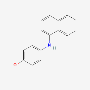 molecular formula C17H15NO B7778269 n-(4-Methoxyphenyl)naphthalen-1-amine CAS No. 6314-38-1