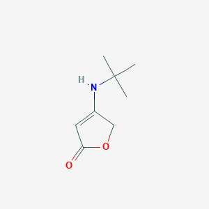 molecular formula C8H13NO2 B7778277 4-(Tert-butylamino)-2,5-dihydrofuran-2-one CAS No. 54494-75-6