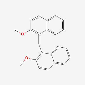 molecular formula C23H20O2 B7778292 2-Methoxy-1-[(2-methoxynaphthalen-1-yl)methyl]naphthalene CAS No. 2212-45-5