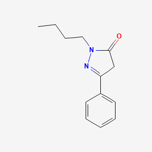 1-butyl-3-phenyl-4,5-dihydro-1H-pyrazol-5-one
