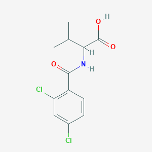 2-[(2,4-Dichlorophenyl)formamido]-3-methylbutanoic acid