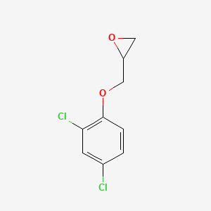molecular formula C9H8Cl2O2 B7778372 2-[(2,4-Dichlorophenoxy)methyl]oxirane 