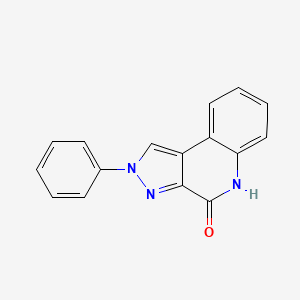 2-phenyl-2,5-dihydro-4H-pyrazolo[3,4-c]quinolin-4-one