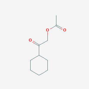 molecular formula C10H16O3 B7778434 Ethanone, 2-(acetyloxy)-1-cyclohexyl- CAS No. 37166-70-4