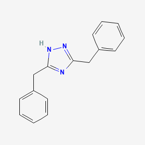 molecular formula C16H15N3 B7778462 3,5-dibenzyl-1H-1,2,4-triazole CAS No. 60443-87-0