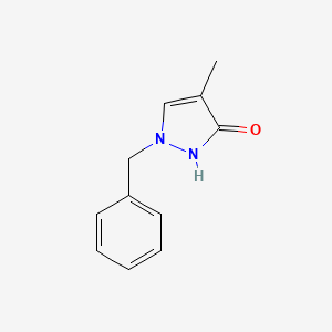 molecular formula C11H12N2O B7778508 1-benzyl-4-methyl-1H-pyrazol-3-ol CAS No. 53409-18-0