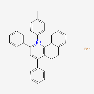 molecular formula C32H26BrN B7778538 1-(4-Methylphenyl)-2,4-diphenyl-5,6-dihydrobenzo[h]quinolinium bromide 